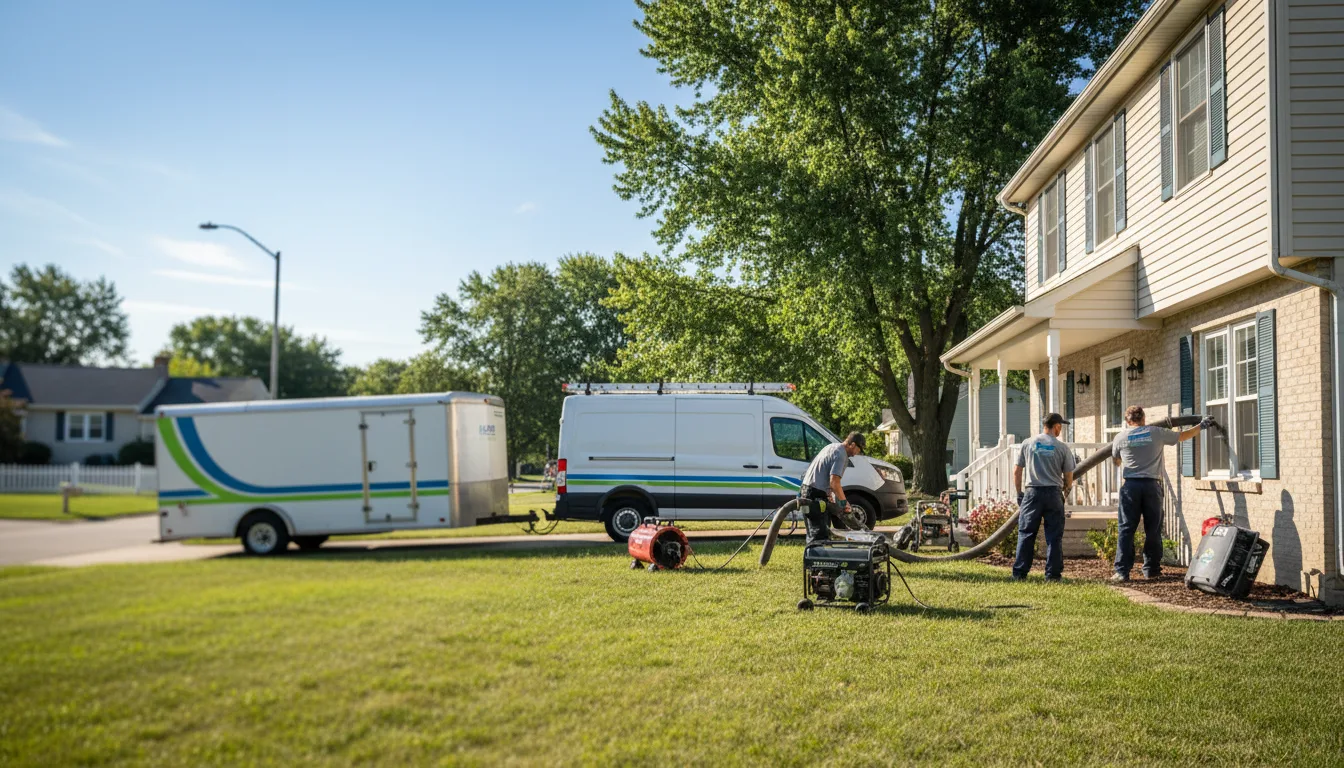 Flooded Basement Restoration And Cleanup With Repair in Sacred Heart, MN near me